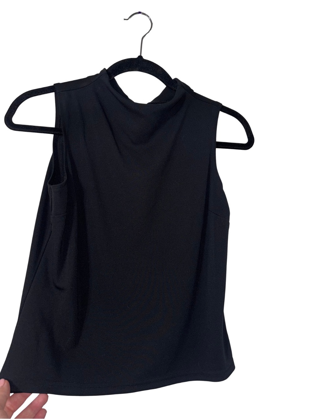 Old Navy Black Sleeveless Mock Neck Tank